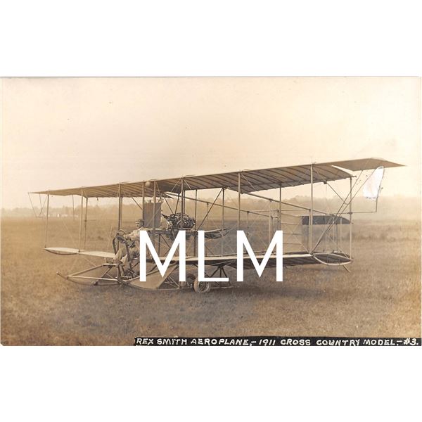 2 Rex Smith Aeroplane College Park, Maryland Ross Photo Postcards