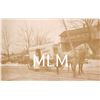 Image 1 : HJ Schaad Meat Market Delivery Wagon Mildred, Pennsylvania Photo Postcard