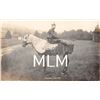 Image 1 : Clown/Devil Costume on Horseback Photo Postcard
