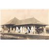 Image 1 : Stage Coach at Train Depot Station Mt. Vernon, Ohio Photo Postcard