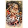 Image 1 : A Jolly Christmas Purple Suit Santa Holding Dolls Hold To Light Postcard