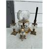 Image 1 : Lamp, candle holders and collectible lighter