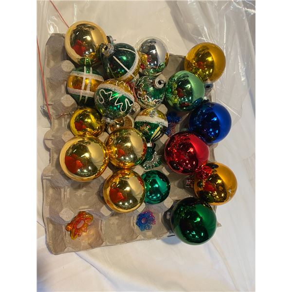 Vintage Christmas ornaments