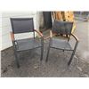 Image 1 : 2 light weight stacking chairs