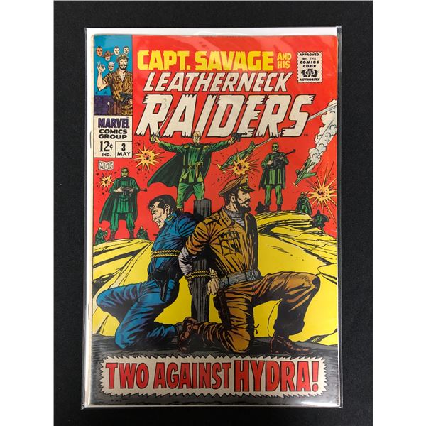 MARVEL COMICS CAPT. SAVAGE AND THE LEATHERNECK RAIDERS NO.3