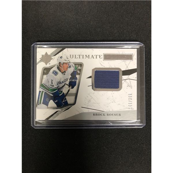 2017 ULITMATE COLLECTION BROCK BOESER ROOKIE PATCH