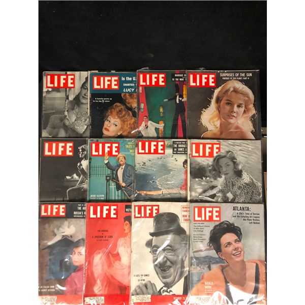 LOT OF VINTAGE LIFE MAGAZINES