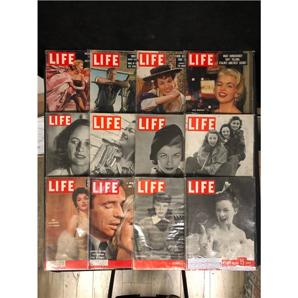 LOT OF VINTAGE LIFE MAGAZINES