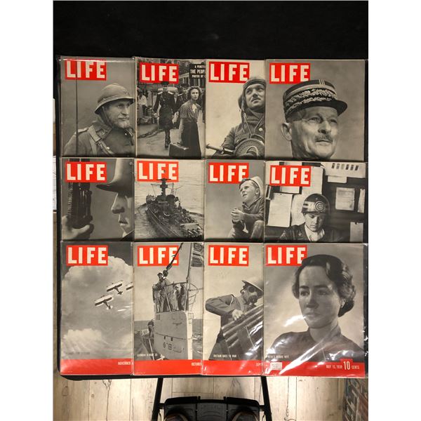 LOT OF VINTAGE LIFE MAGAZINES