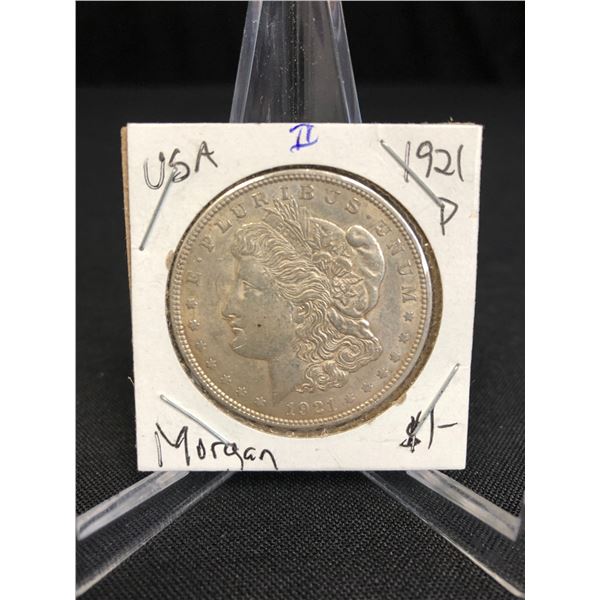 1921 P MORGAN SILVER DOLLAR  .900 SILVER