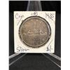 Image 1 : 1935 CANADIAN SILVER DOLLAR .800 SILVER