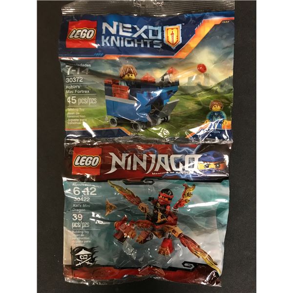 SEALED LEGO POLYBAG LOT (NINJAGO/ NEXO KNIGHTS)