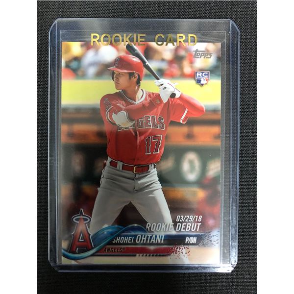 2019 TOPPS SHOHEI OHTANI ROOKIE CARD