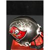 Image 1 : WARRICK DUNN SIGNED TAMPA BAY BUCS MINI HELMET WITH COA