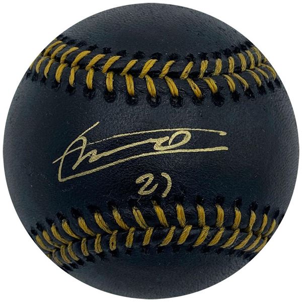 VLADIMIR GUERRERO JR. SIGNED BASEBALL ( BECKETT COA)