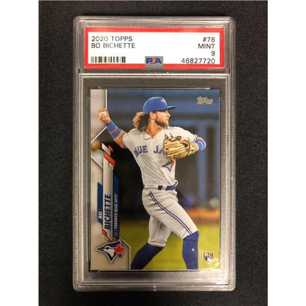 2020 TOPPS BO BICHETTE ROOKIE CARD ( PSA 9)