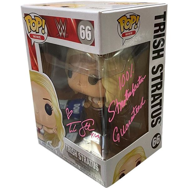 TRISH STRATUS SIGNED FUNKO POP ( FROZEN POND COA)