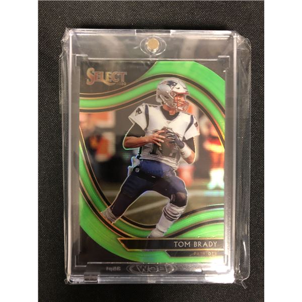 2020 PANINI SELECT TOB BRADY FIELD LEVEL GREEN DIE CUT PRIZM