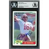 Image 1 : 1981 JOE MONTANAN SIGNED TOPPS ROOKIE CARD