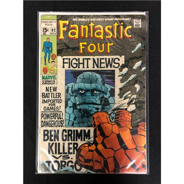 MARVEL COMICS FANTASTIC FOUR NO. 92