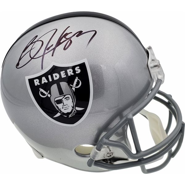 BO JACKSON SIGNED LA RAIDERS FULL SIZE HELMET ( BECKETT COA)