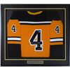 Image 1 : BOBBY ORR SIGNED CUSTOM FRAMED BOBBY ORR JERSEY ( GNR COA)