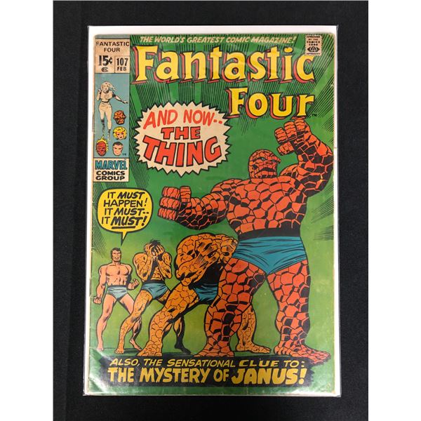 MARVEL COMICS FANTASTIC FOUR NO.107