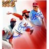 Image 4 : ST LOUIS CARDINALS LEGENDS 16 X 20 SIGNED BY 7 ( PSA COA)