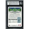 Image 2 : RUSSELL WILSON SIGNED 2012 TOPPS CHROME ROOKIE CARD ( BECKETT COA)