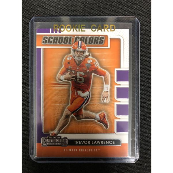 2021 PANINI CONTENDERS TREVOR LAWRENCE ROOKIE CARD