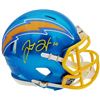 Image 1 : JUSTIN HERBERT SIGNED CHARGERS FLASH MINI HELMET ( BECKETT COA)