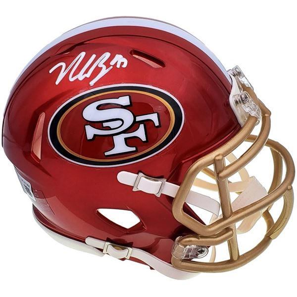 NICK BOSA SIGNED SANF FRAN FLASH MINI HELMET ( BECKETT COA)