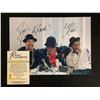 Image 2 : RUN DMC BAND SIGNED 8 X 10 ( RA COA)