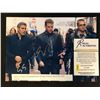 Image 2 : CLOONEY, PITT DAMON SIGNED OCEANS 11 8 X 10  (RA COA)