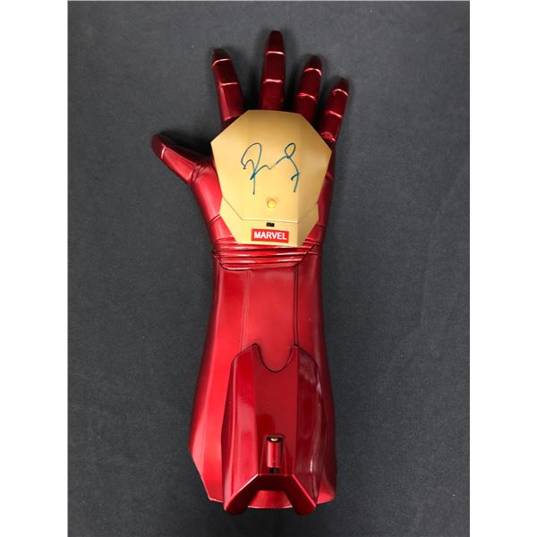 ROBERT DOWNY JR. SIGNED IRONMAN ARMOUR HAND ( RA COA)