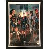 Image 1 : JUSTICE LEAGUE CAST SIGNED 24 X 36 MOVIE POSTER ( RA COA)