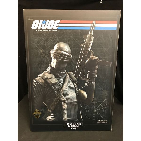 SIDESHOW EXCLUSIVES PREMIUM FORMAT 1:4 SCALE SNAKE EYES AND TIMBER 39/1000