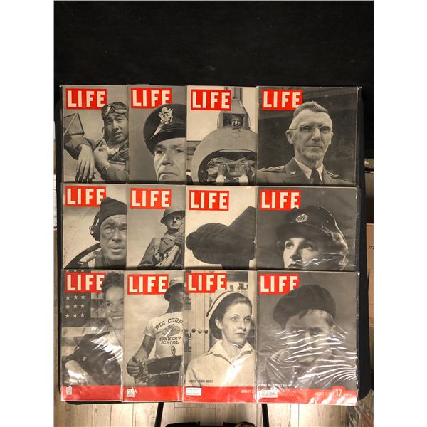 LOT OF VINTAGE LIFE MAGAZINES