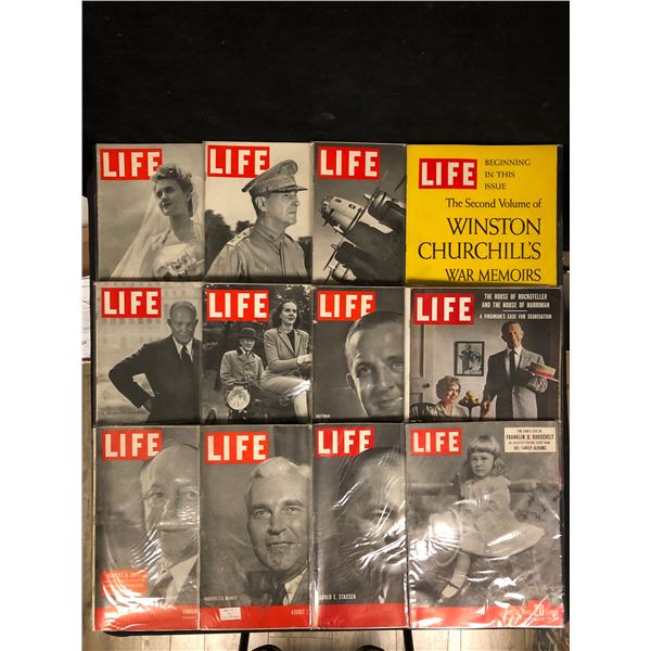 LOT OF VINTAGE LIFE MAGAZINES