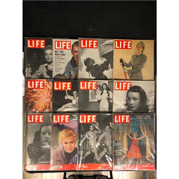 LOT OF VINTAGE LIFE MAGAZINES