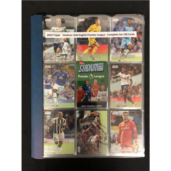 2016 TOPPS ENGLISH PREMIER LEAGUE COMPLETE SET