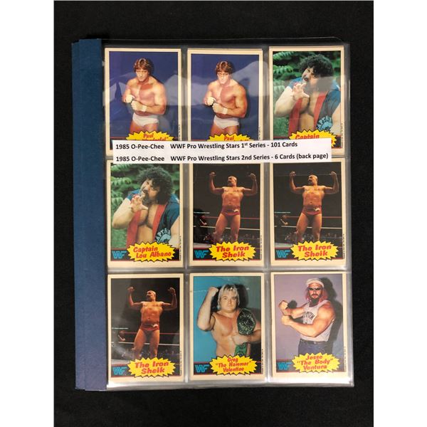 1985 OPC WWF WRESTLING CARDS SERIES I AND SERIES II