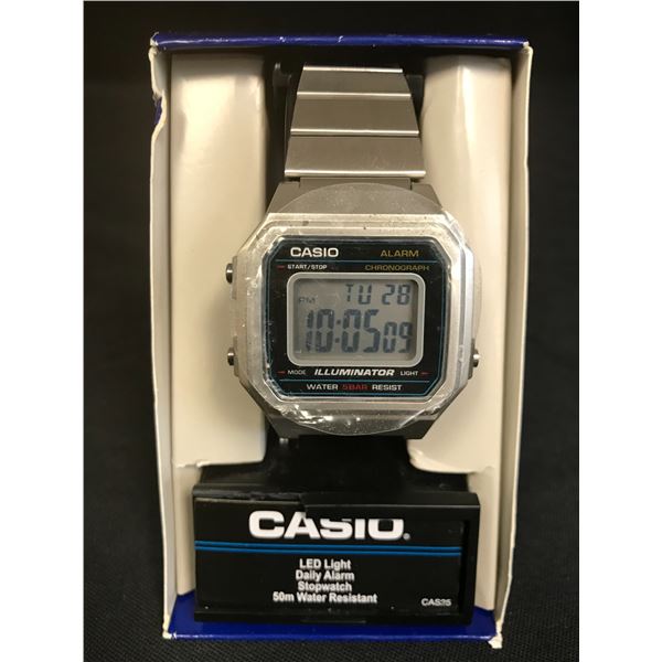 BRAND NEW MENS CASIO WATCH WITH BOX AND PAPERS