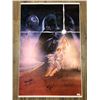 Image 1 : STAR WARS CAST SIGNED 24 X 36 POSTER ( RA COA)