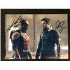 Image 1 : ANTHONY MACKIE AND SEBASTIAN STAN SIGNED WINTER SOLDIER 8 X 10 ( RA COA)