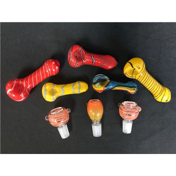 BLOWN GLASS PIPES LOT