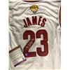 Image 2 : LEBRON JAMES SIGNED CLEVELAND CAVALIERS DINALS JERSEY WITH COA