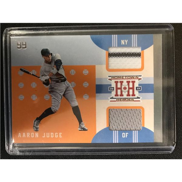 2019 PANINI HOMETOWN HEROES AARON JUDGE RELIC
