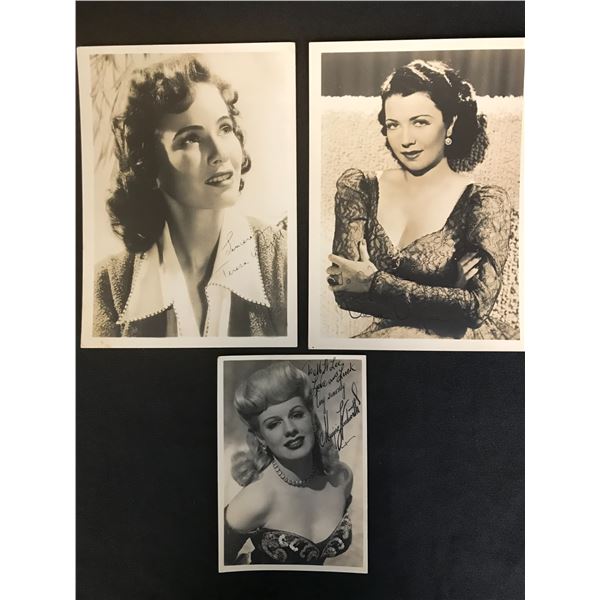 WWII CELEBRITY SIGNED PHOTOS ( 5 X 7)