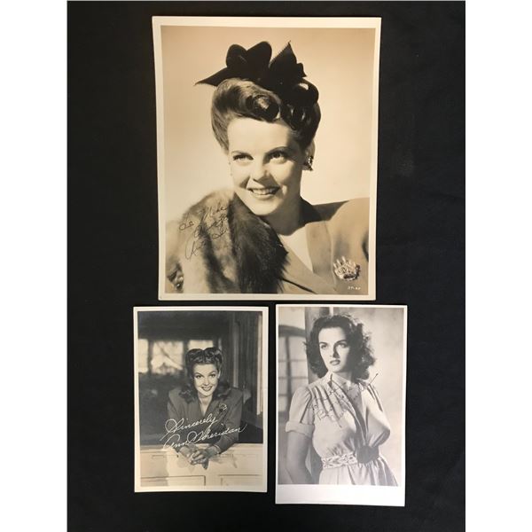 WWII CELEBRITY SIGNED PHOTOS ( 5 X 7)